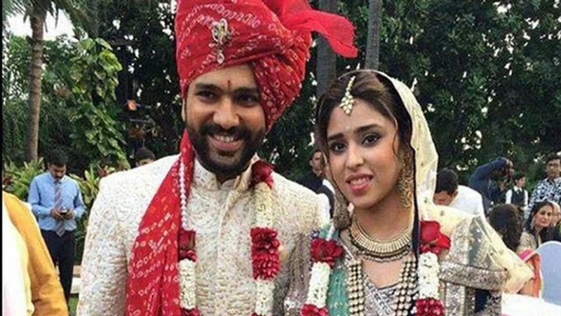 Rohit and Ritika complete 4 years of marriage, hitman wishes wife in special style