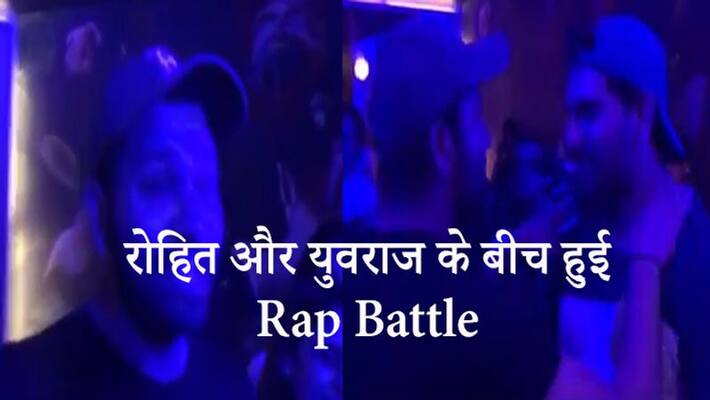 Rohit and Yuvraj's rap battle, Hitman sings song by holding Yuvi's throat KPB Rohit and Yuvraj's rap battle, Hitman sings song by holding Yuvi's throat KPB