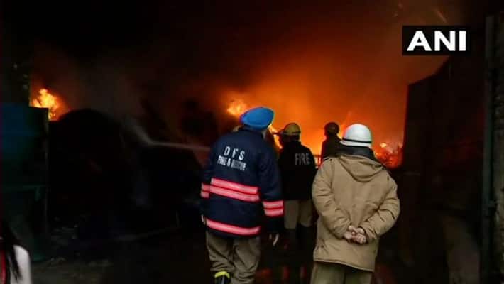 A fire broke out in delhi A fire broke out in delhi