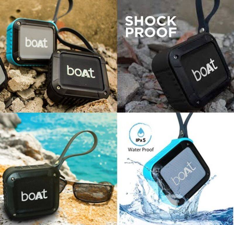 boat stone portable speaker with amazon alexa