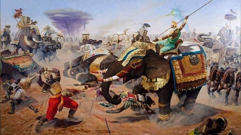 Italian painter draws every incident of Mahabharata in 12 years kph