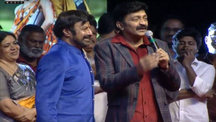 Hero rajasekhar Speech at Balakrishna's Ruler Prerelease Event Hero rajasekhar Speech at Balakrishna's Ruler Prerelease Event