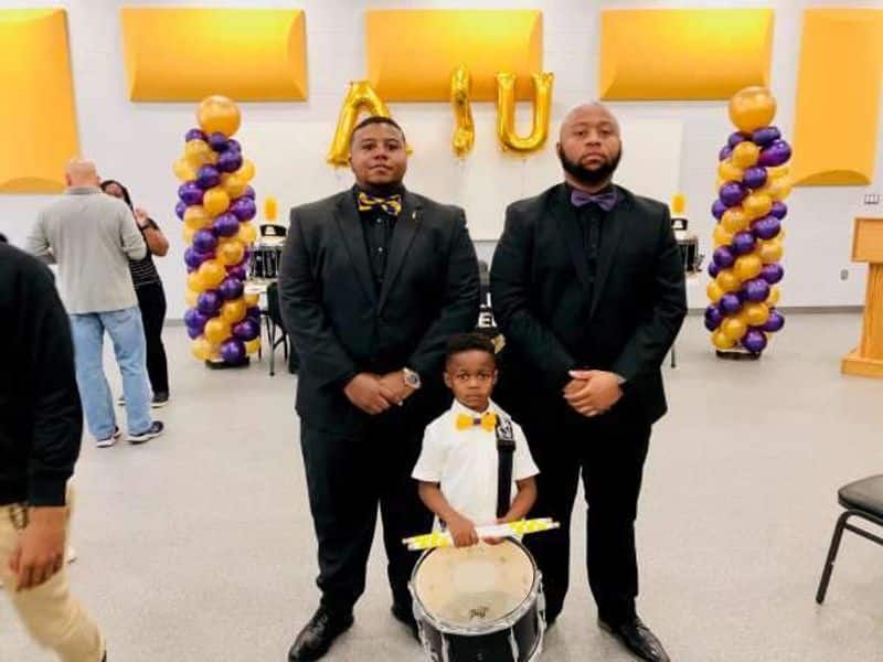 five year old  drummer Jeremiah Travis  received a full band scholarship to Alcorn State University