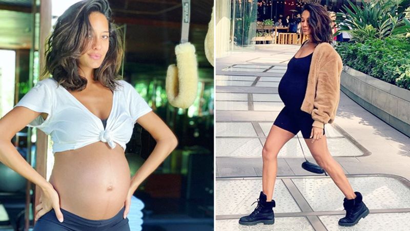 lisa haydon Second time pregnant Shared Baby bump flaunting Photo KPY