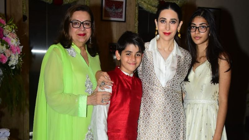 Kareena Kapoor Saif Ali Khan Karisma at brother Armaan Jain roka ceremony KPJ