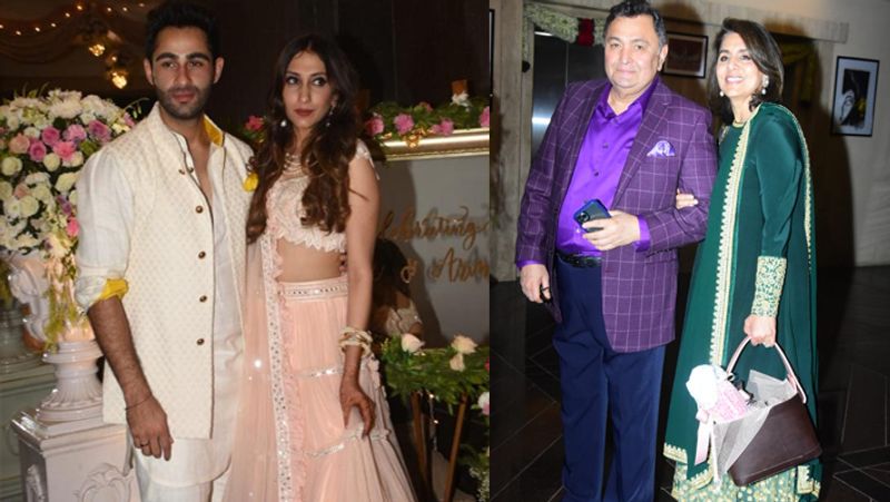 Kareena Kapoor Saif Ali Khan Karisma at brother Armaan Jain roka ceremony KPJ