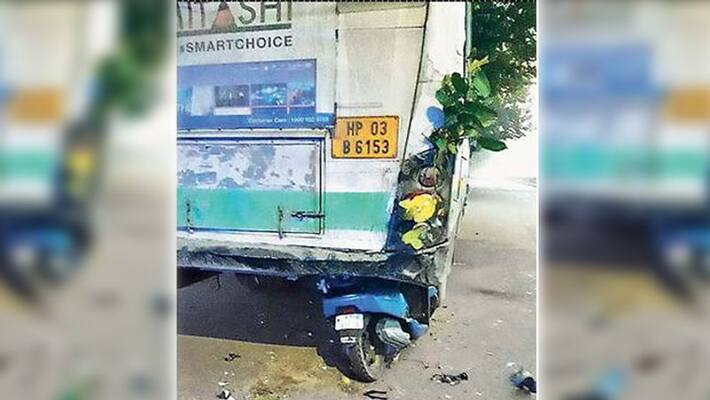 Shocking case of road accident in Chandigarh kpa Shocking case of road accident in Chandigarh kpa