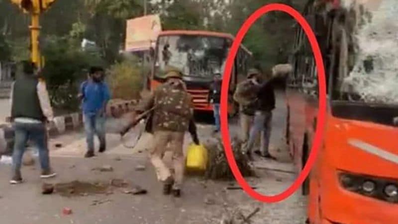 DCP South East Delhi Chinmay Biswal said Police saved it by using water from a bottle