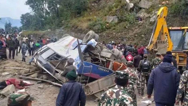 Nepal bus accident...14 people dead
