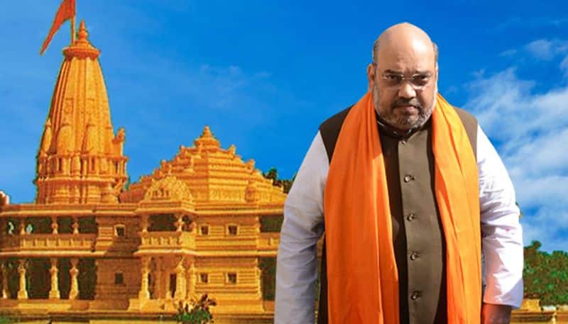 Move over CAB Amit Shah promises sky-touching Ram temple in Ayodhya in 4 months