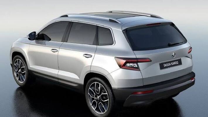 Skoda Karoq facelift design previewed ahead Skoda Karoq facelift design previewed ahead
