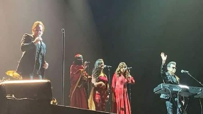 A.R.Rahman First Time Sing a Song with Daughters in a Music concept A.R.Rahman First Time Sing a Song with Daughters in a Music concept