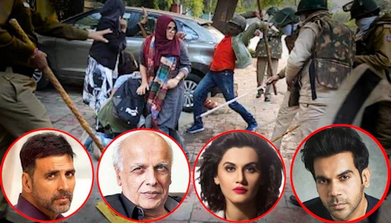 Certain Bollywood celebrities took to social media to express solidarity with the students of Jamia Millia Islamia and slammed the way police handled the protests which were organised to oppose the amended citizenship act.