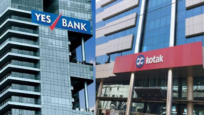 Yes Bank may be merged with Kotak Mahindra Bank, bank officials indicate KPB Yes Bank may be merged with Kotak Mahindra Bank, bank officials indicate KPB