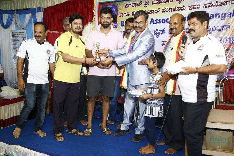 National Athelete sahana kumari inaugurate Bengaluru Jain sahakar sports day