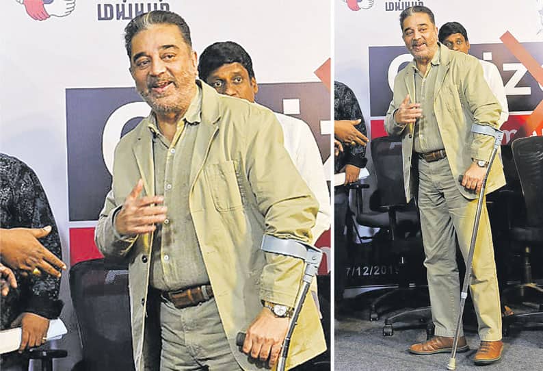 Kamal is a very badass by Corona. Trouble not being able to shoot Indian 2 !!