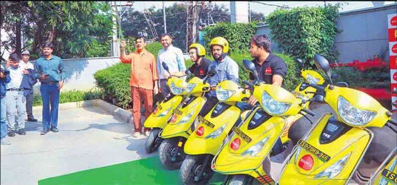 new scooter rent service launch in hyderabad
