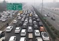 traffic blocked in  Delhi, Gurgaon and Noida are in bad shape