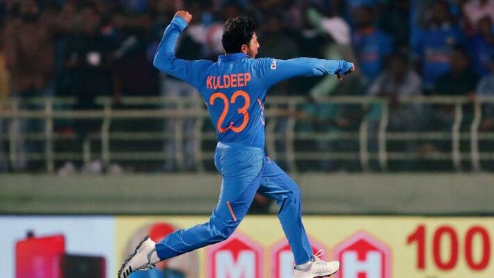 Kuldeep Yadav Becomes Fastest Indian Spinner To 100 ODI Wickets Kuldeep Yadav Becomes Fastest Indian Spinner To 100 ODI Wickets