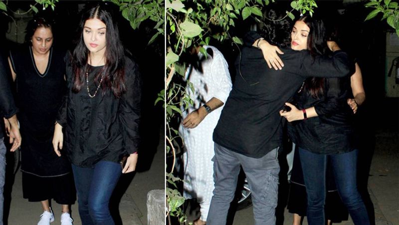 Aishwarya rai bachchan and Vidya Balan attends prayer meet of makeup artist late subhash vagal KPY