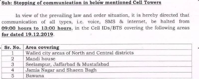 internet services suspended in parts of delhi