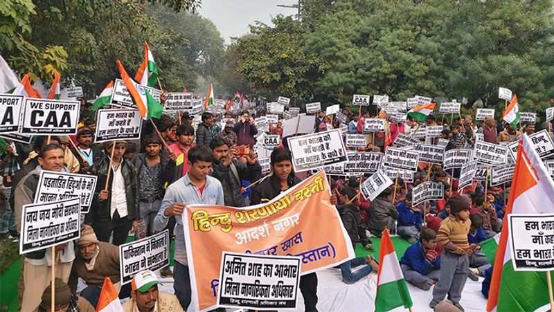 protest against citizenship law, refugees from Pakistan express their gratitude kps