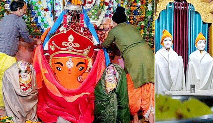 here gods are wearing sweater in khajrana ganesh mandir indore KPR here gods are wearing sweater in khajrana ganesh mandir indore KPR