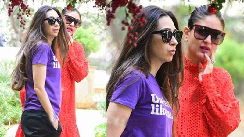 Kareena Kapoor with son Taimur Ali Khan checking out the venue for biryhday KPJ