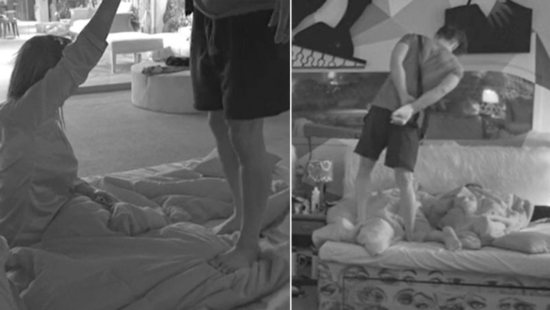 Bigg Boss 13 Siddharth shukla has pain in leg Shehnaaz gill And Asim Riaz care pressed KPY