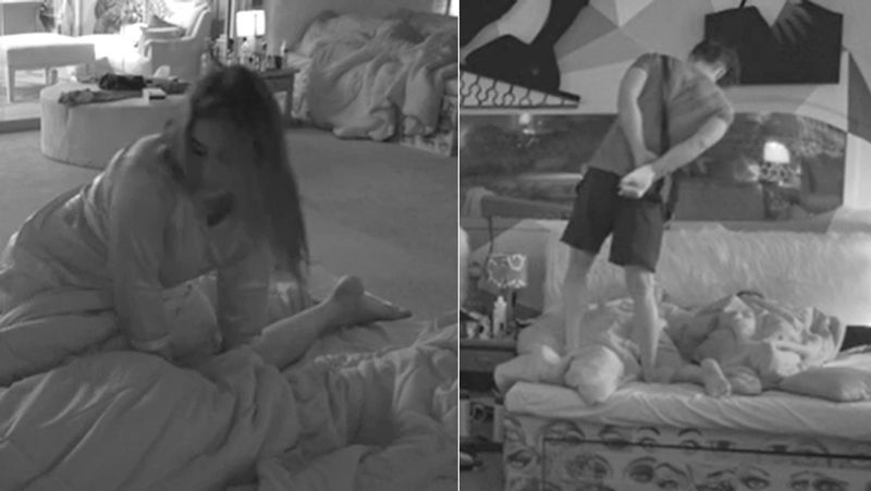 Bigg Boss 13 Siddharth shukla has pain in leg Shehnaaz gill And Asim Riaz care pressed KPY