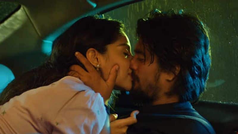 BigBoss Fame Dharsan Lover Sanam Shetty Hot LipLock Video in Movie