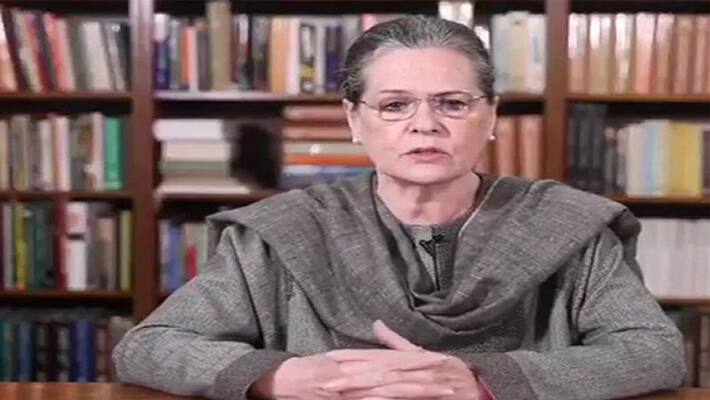 Sonia Gandhi's statement came amid anti-national protests, but did not appeal for peace kps Sonia Gandhi's statement came amid anti-national protests, but did not appeal for peace kps