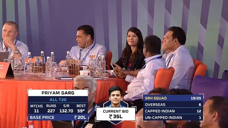 Know who is the mystery girl of IPL auction, who was bidding for Hyderabad KPB