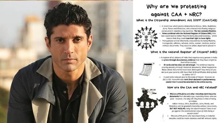 Farhan Akhtar stuck in comment on CAA, police complaint KPB Farhan Akhtar stuck in comment on CAA, police complaint KPB