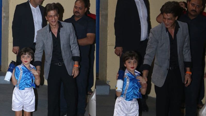 Abhishek Bachchan hold hand mother in law at aaradhya bachchan School Annual Day KPJ