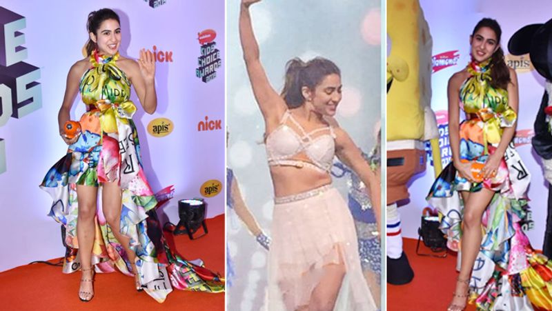 Saif Ali khan Daughter Sara Ali khan kriti senon taapsee pannu in The Kids Choice Awards 2019 PHOTOS KPY