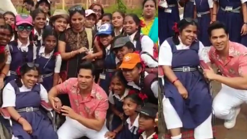 raveena tondon daughter at airport varun dhawan with fans KPJ