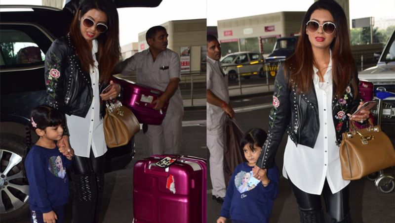 raveena tondon daughter at airport varun dhawan with fans KPJ