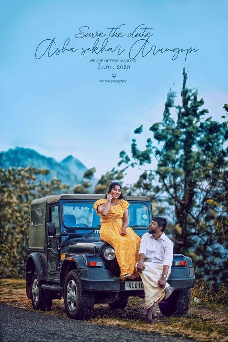 Kerala couple unique pre wedding photoshoot against CAA and NRC KPP