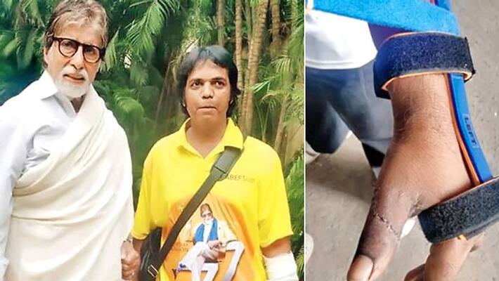 Amitabh Bachchan Fan To Chase Chain Snatcher And Hand Over To Police KPG Amitabh Bachchan Fan To Chase Chain Snatcher And Hand Over To Police KPG