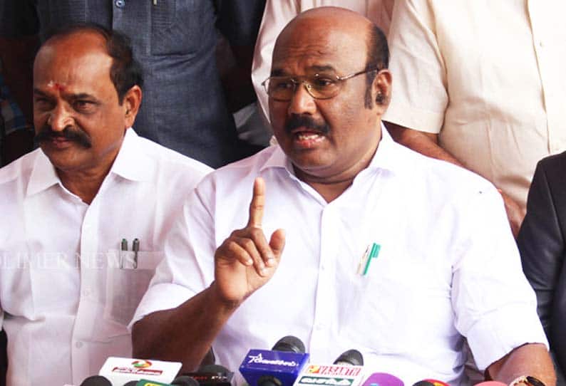 Maran Brothers Should Give 1000 crore , but DMK Give only 1 crore Minister Jaya kumar critic