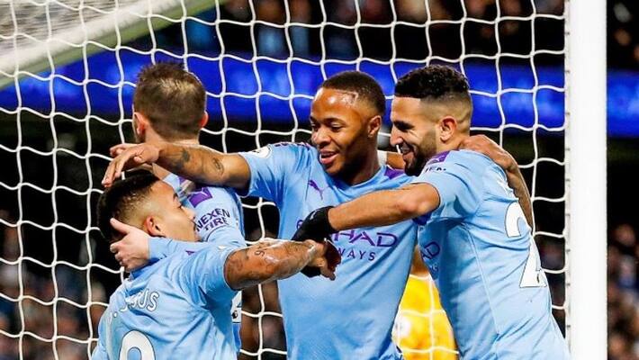 Man City thrashed Liverpool by 4 goals Man City thrashed Liverpool by 4 goals