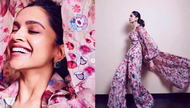 Sara Ali Khan and deepika padukone in Printed floral outfits