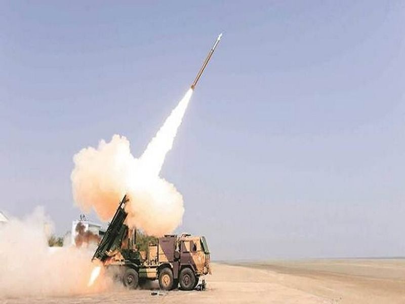 Pinaka missile system that will be deployed at Indias borders with Pakistan China BSS