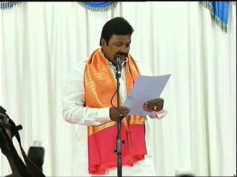 BJP Newly elected 13 MLAs takes oath at Vidhana Soudha Who Won In Karnataka By Poll 2019