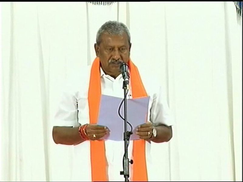 BJP Newly elected 13 MLAs takes oath at Vidhana Soudha Who Won In Karnataka By Poll 2019