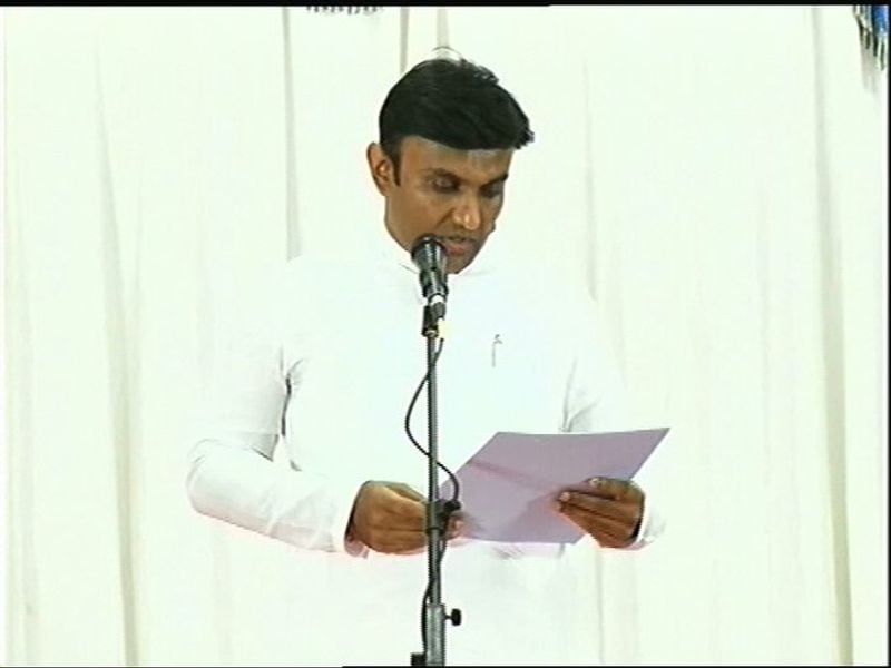 BJP Newly elected 13 MLAs takes oath at Vidhana Soudha Who Won In Karnataka By Poll 2019