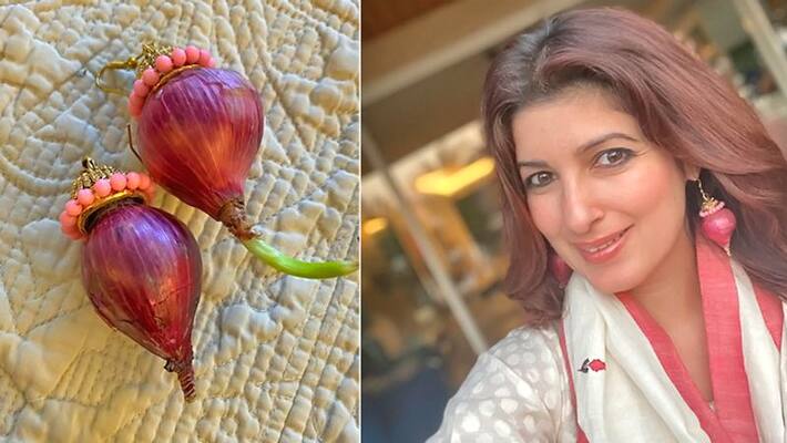 Akshay Kumar Wife Twinkle Khanna Wore Onion Earrings KPG Akshay Kumar Wife Twinkle Khanna Wore Onion Earrings KPG
