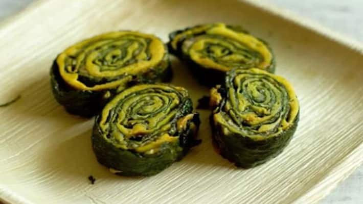 Arbi leaves dumplings, special dish of winter KPI Arbi leaves dumplings, special dish of winter KPI