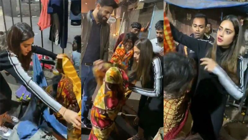nusrat jahan distributes blanket underprivileged KPJ